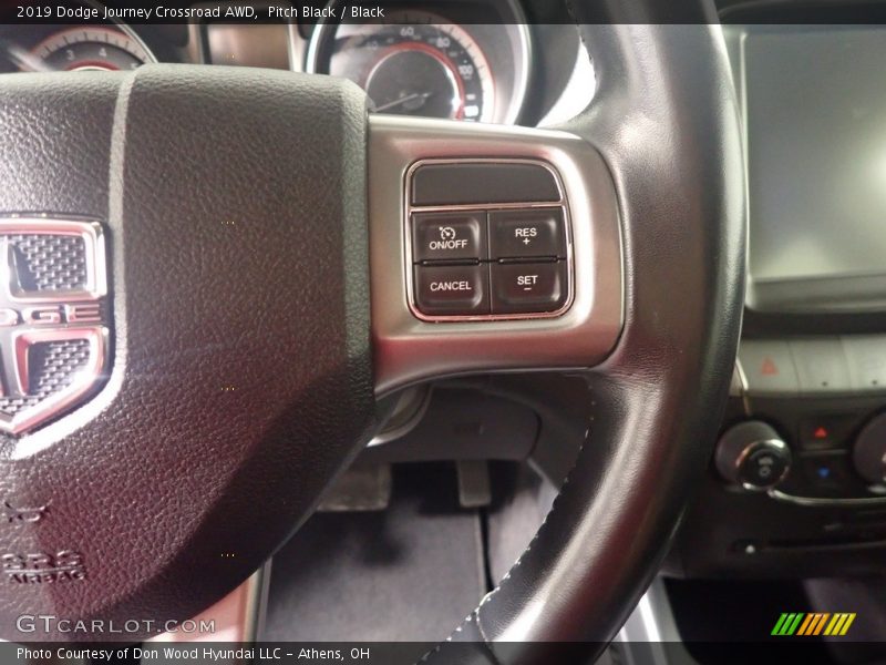 Pitch Black / Black 2019 Dodge Journey Crossroad AWD