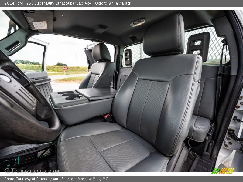 Oxford White / Black 2014 Ford F250 Super Duty Lariat SuperCab 4x4
