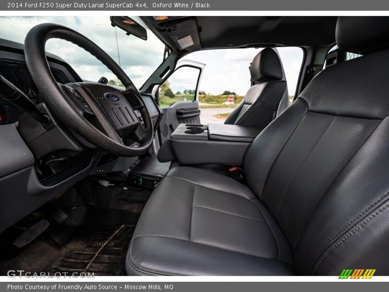 Oxford White / Black 2014 Ford F250 Super Duty Lariat SuperCab 4x4