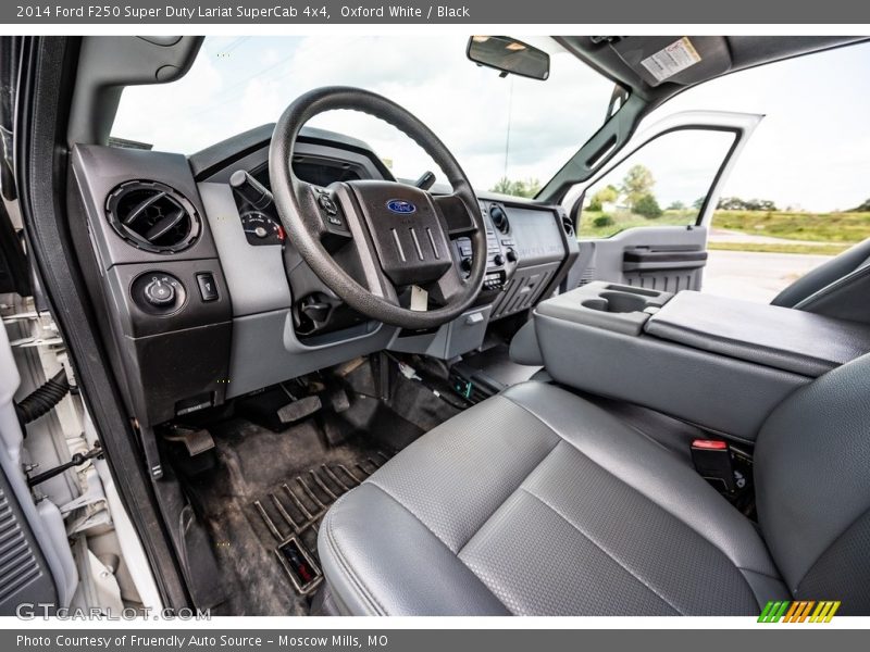 Oxford White / Black 2014 Ford F250 Super Duty Lariat SuperCab 4x4