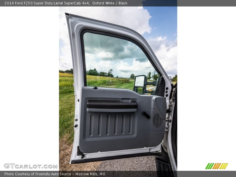 Oxford White / Black 2014 Ford F250 Super Duty Lariat SuperCab 4x4