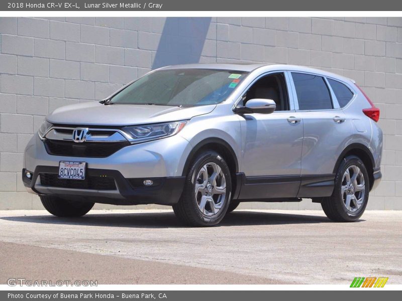 Lunar Silver Metallic / Gray 2018 Honda CR-V EX-L