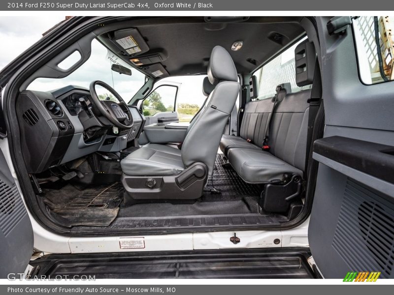 Oxford White / Black 2014 Ford F250 Super Duty Lariat SuperCab 4x4