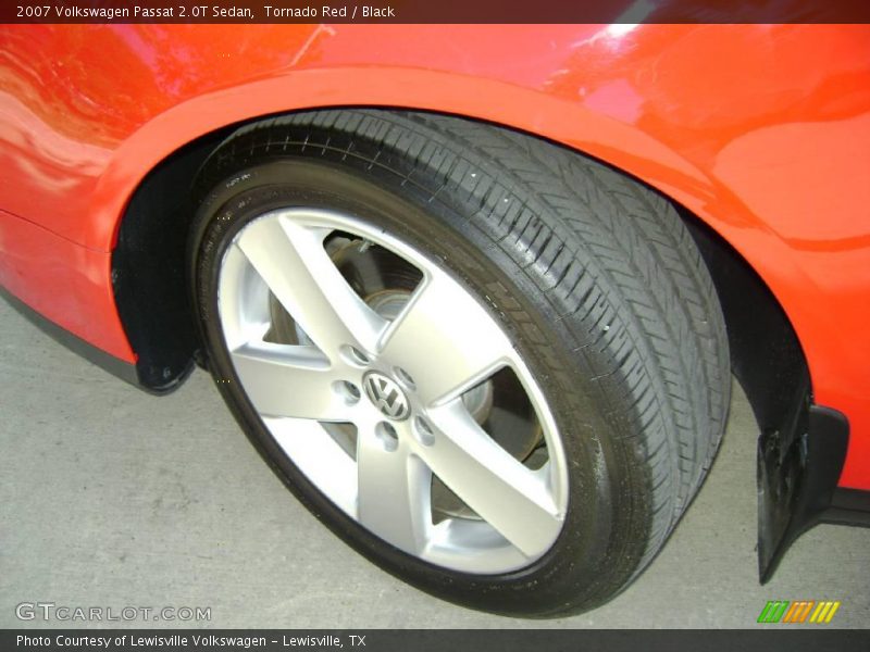 Tornado Red / Black 2007 Volkswagen Passat 2.0T Sedan
