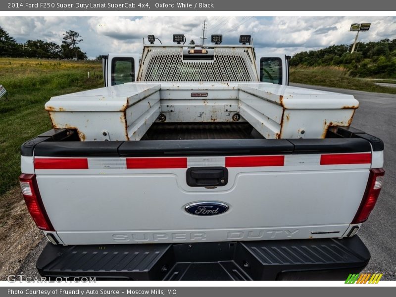 Oxford White / Black 2014 Ford F250 Super Duty Lariat SuperCab 4x4