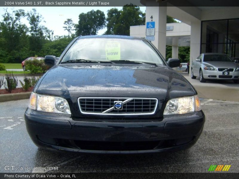 Black Sapphire Metallic / Light Taupe 2004 Volvo S40 1.9T