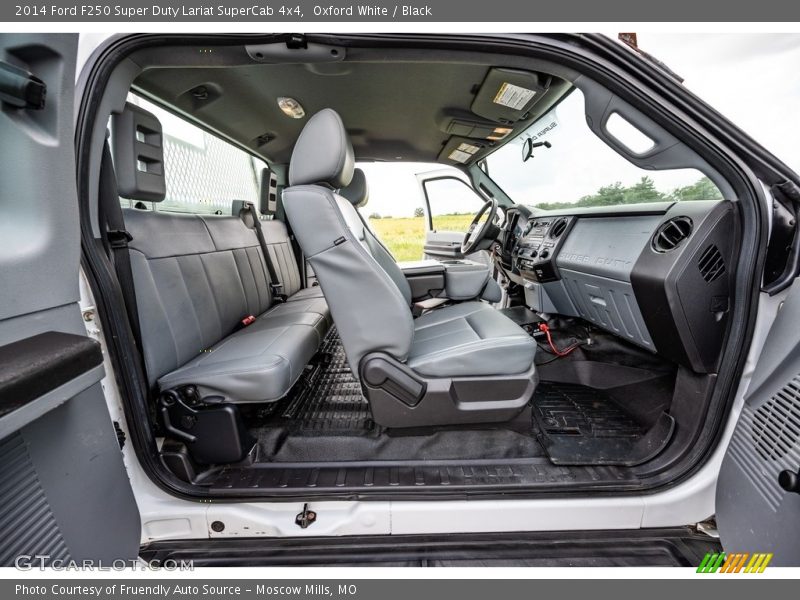Oxford White / Black 2014 Ford F250 Super Duty Lariat SuperCab 4x4