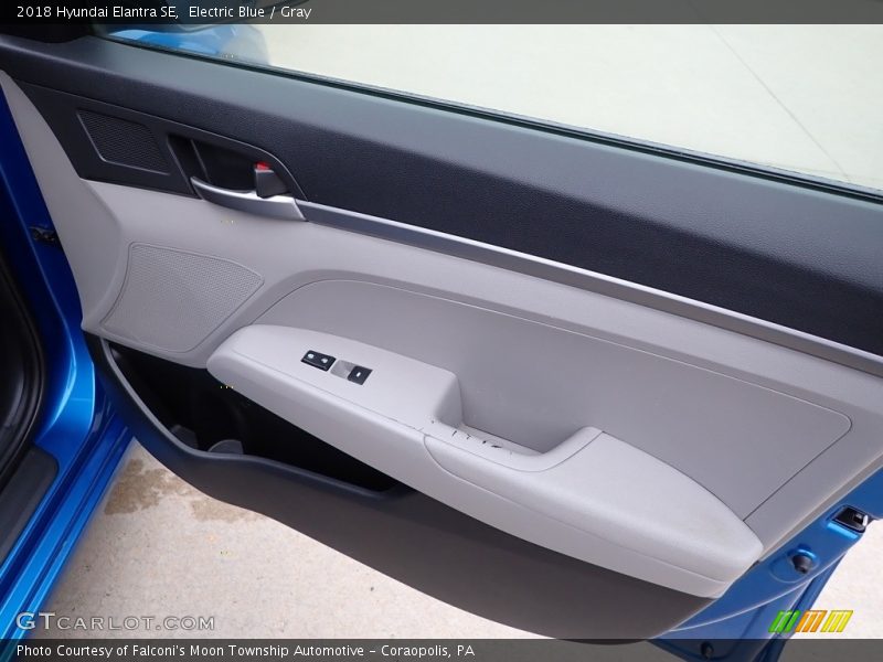 Electric Blue / Gray 2018 Hyundai Elantra SE