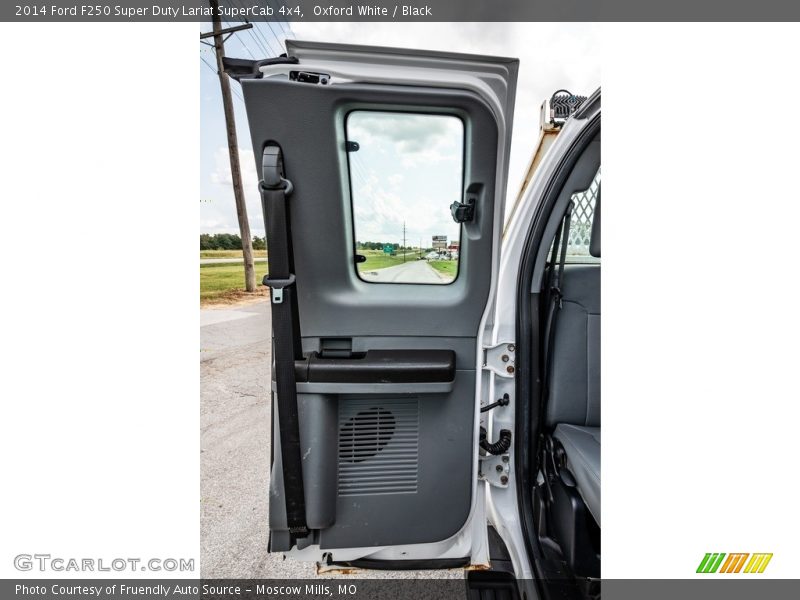 Oxford White / Black 2014 Ford F250 Super Duty Lariat SuperCab 4x4