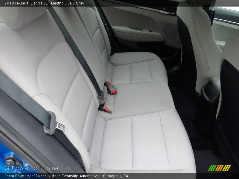 Electric Blue / Gray 2018 Hyundai Elantra SE