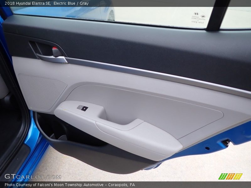 Electric Blue / Gray 2018 Hyundai Elantra SE