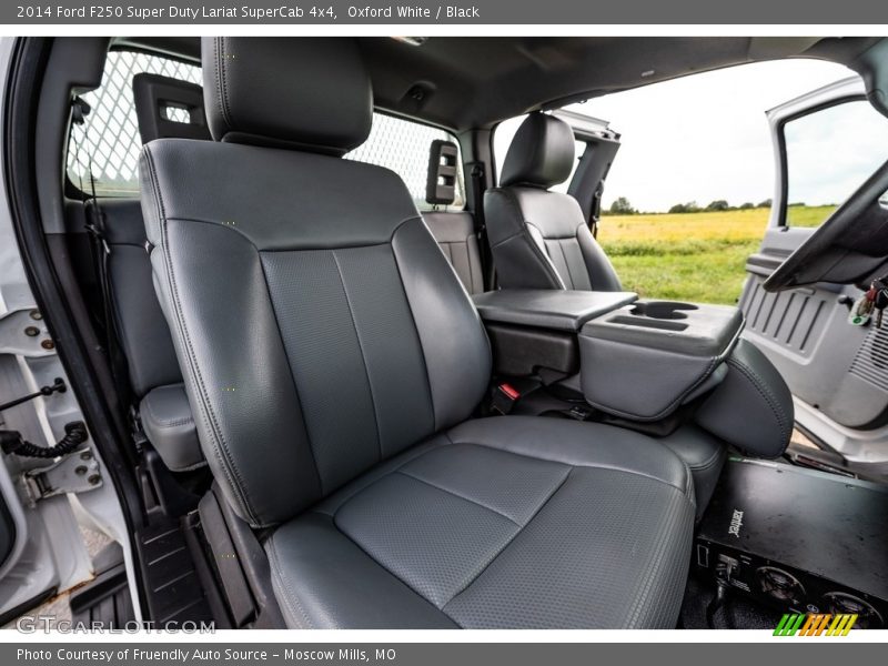 Oxford White / Black 2014 Ford F250 Super Duty Lariat SuperCab 4x4