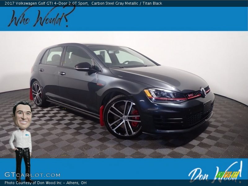 Carbon Steel Gray Metallic / Titan Black 2017 Volkswagen Golf GTI 4-Door 2.0T Sport