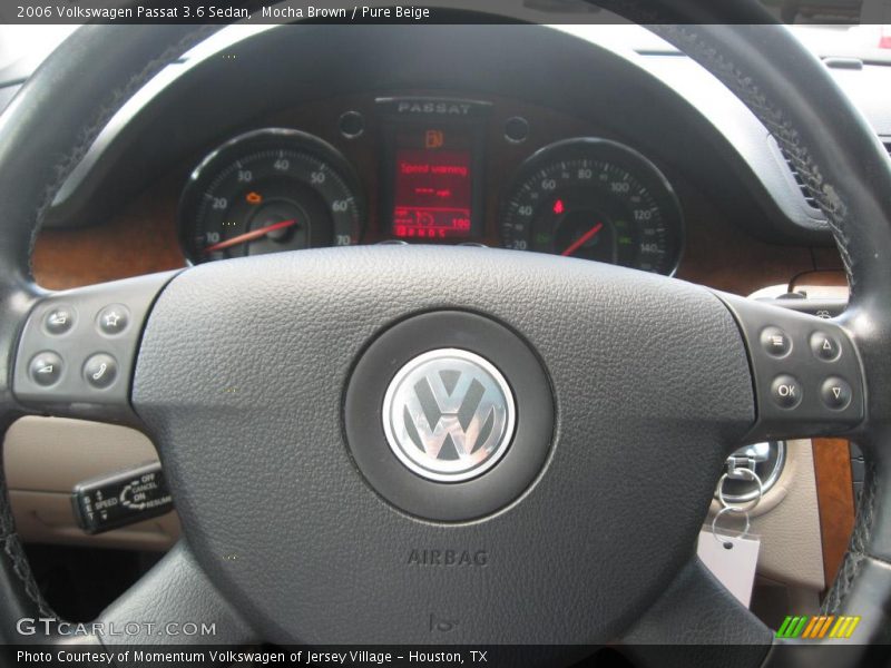 Mocha Brown / Pure Beige 2006 Volkswagen Passat 3.6 Sedan