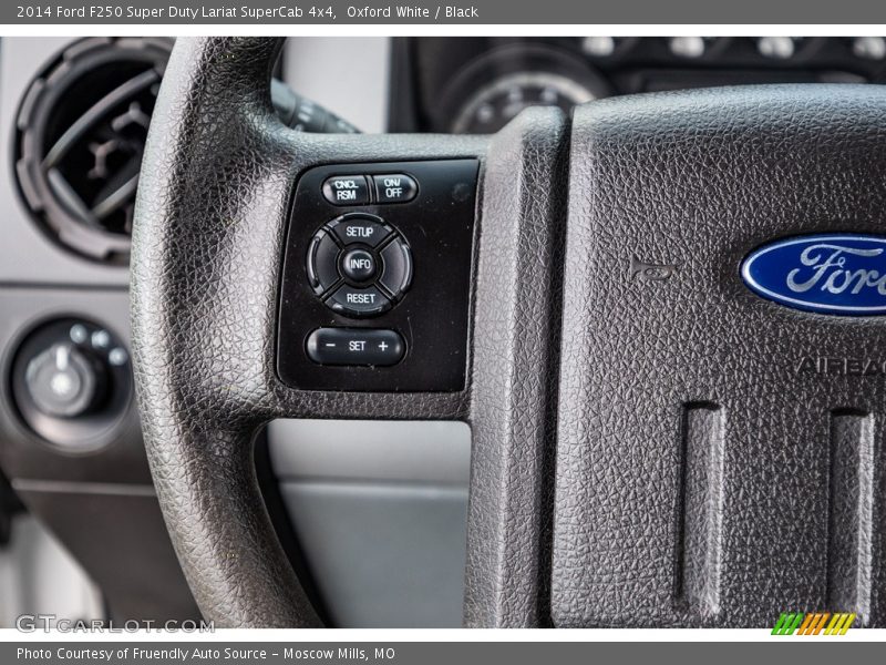 Oxford White / Black 2014 Ford F250 Super Duty Lariat SuperCab 4x4