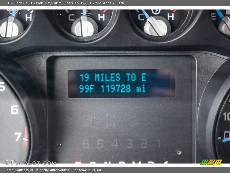 Oxford White / Black 2014 Ford F250 Super Duty Lariat SuperCab 4x4