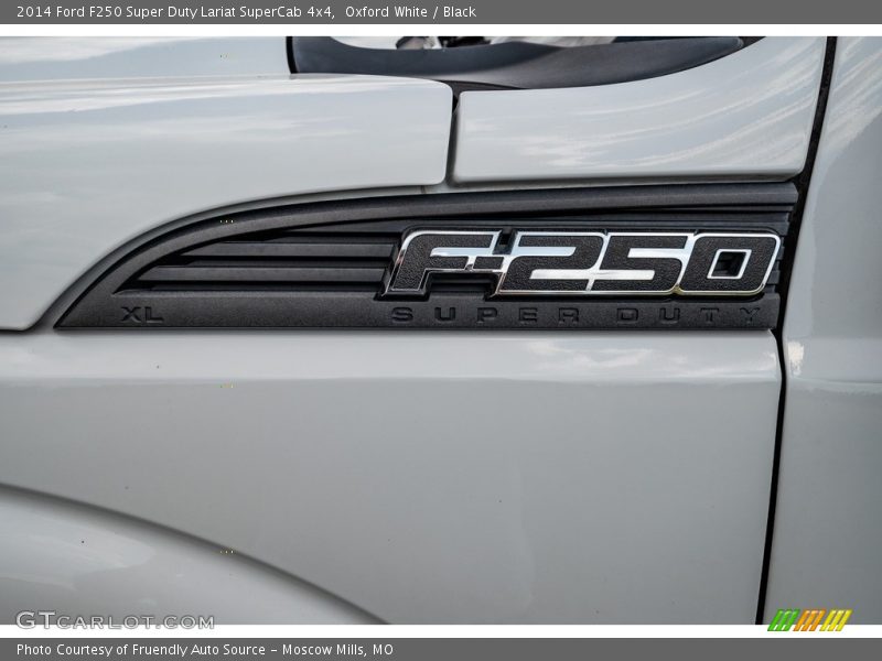 Oxford White / Black 2014 Ford F250 Super Duty Lariat SuperCab 4x4