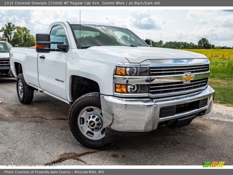 Summit White / Jet Black/Dark Ash 2015 Chevrolet Silverado 2500HD WT Regular Cab 4x4
