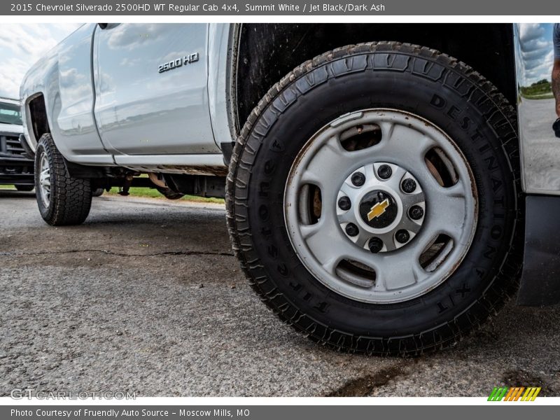 Summit White / Jet Black/Dark Ash 2015 Chevrolet Silverado 2500HD WT Regular Cab 4x4