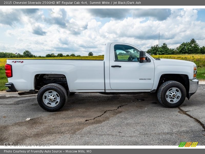 Summit White / Jet Black/Dark Ash 2015 Chevrolet Silverado 2500HD WT Regular Cab 4x4