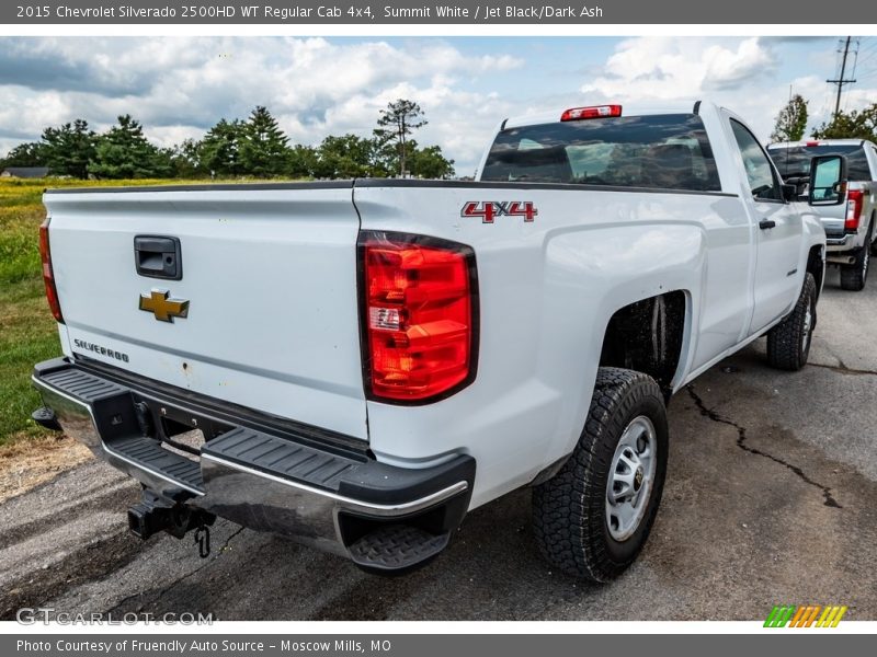 Summit White / Jet Black/Dark Ash 2015 Chevrolet Silverado 2500HD WT Regular Cab 4x4