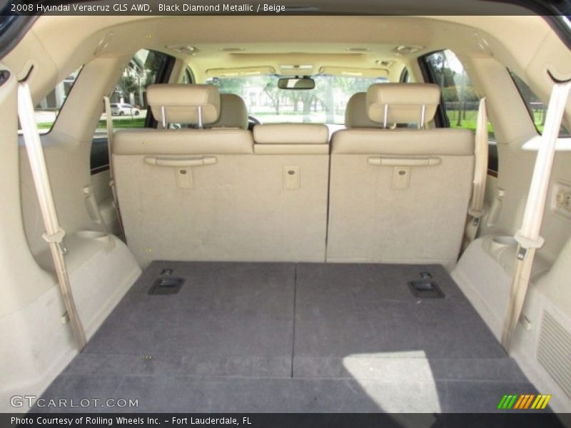 Black Diamond Metallic / Beige 2008 Hyundai Veracruz GLS AWD