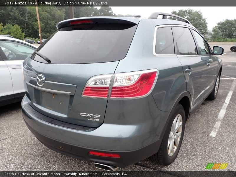 Dolphin Gray Mica / Sand 2012 Mazda CX-9 Touring AWD