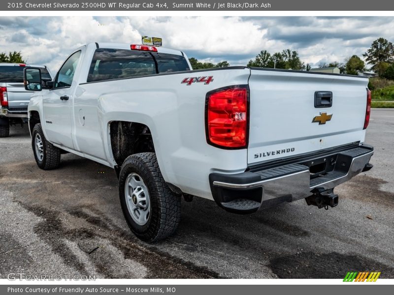 Summit White / Jet Black/Dark Ash 2015 Chevrolet Silverado 2500HD WT Regular Cab 4x4