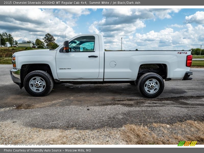 Summit White / Jet Black/Dark Ash 2015 Chevrolet Silverado 2500HD WT Regular Cab 4x4