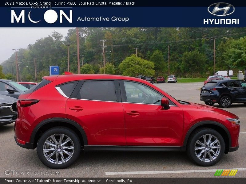 Soul Red Crystal Metallic / Black 2021 Mazda CX-5 Grand Touring AWD