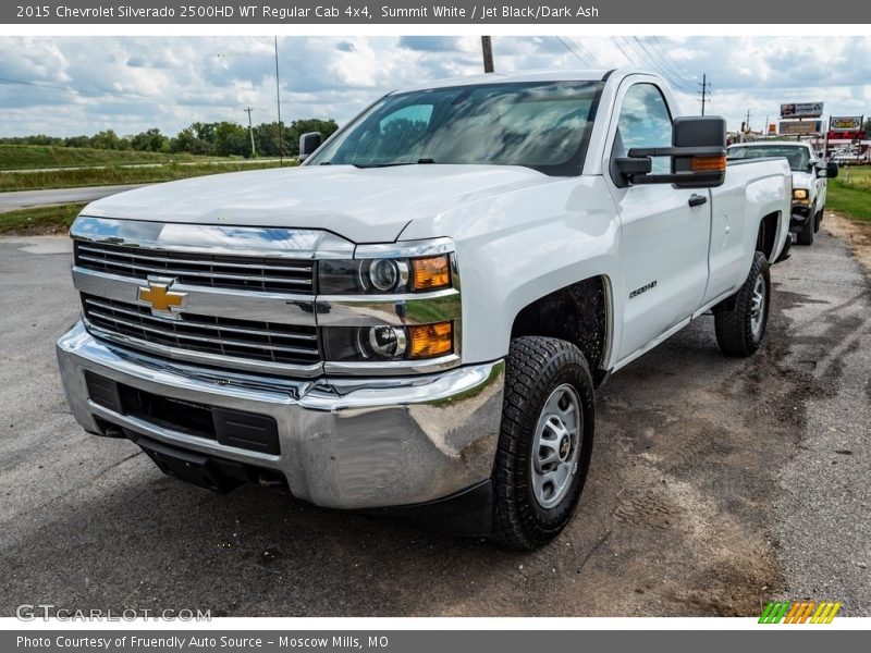Summit White / Jet Black/Dark Ash 2015 Chevrolet Silverado 2500HD WT Regular Cab 4x4