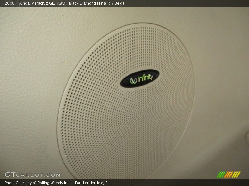 Black Diamond Metallic / Beige 2008 Hyundai Veracruz GLS AWD