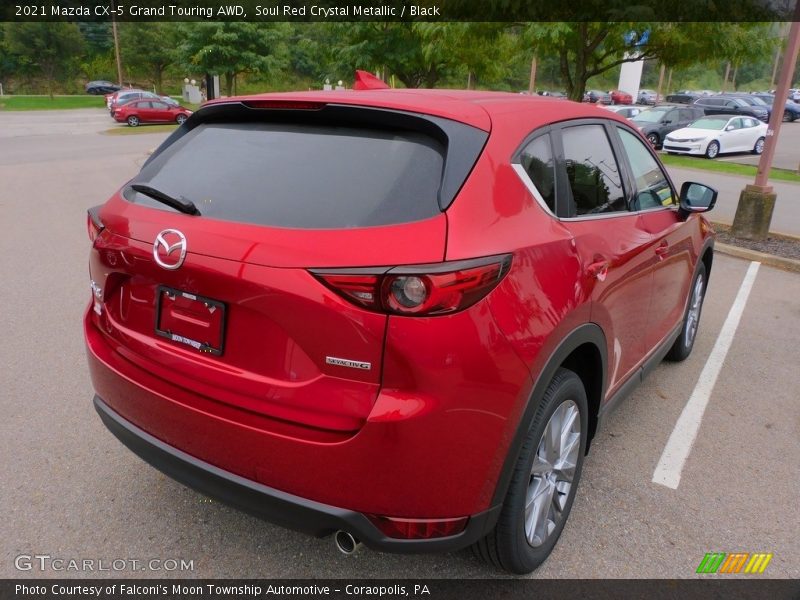 Soul Red Crystal Metallic / Black 2021 Mazda CX-5 Grand Touring AWD