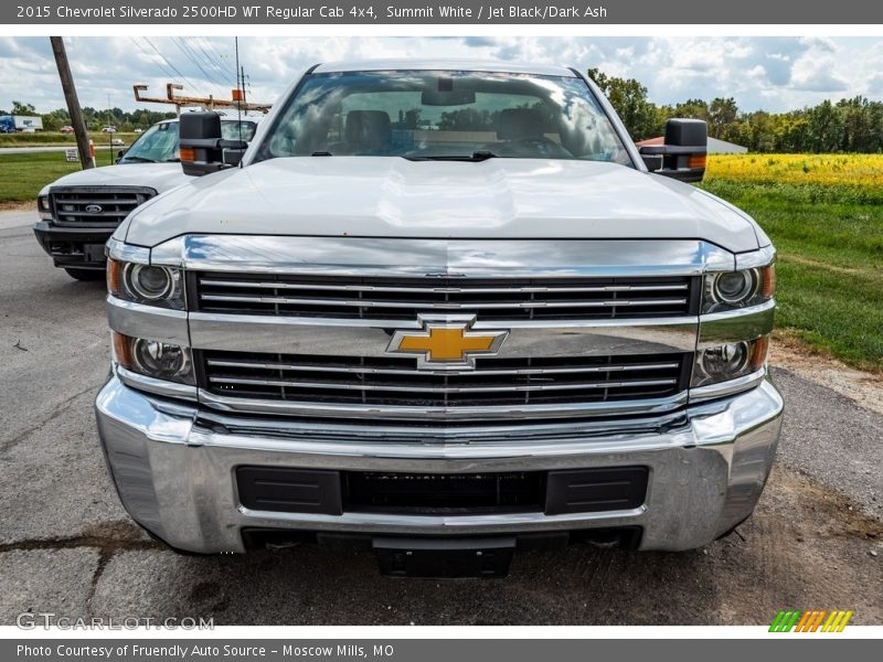 Summit White / Jet Black/Dark Ash 2015 Chevrolet Silverado 2500HD WT Regular Cab 4x4