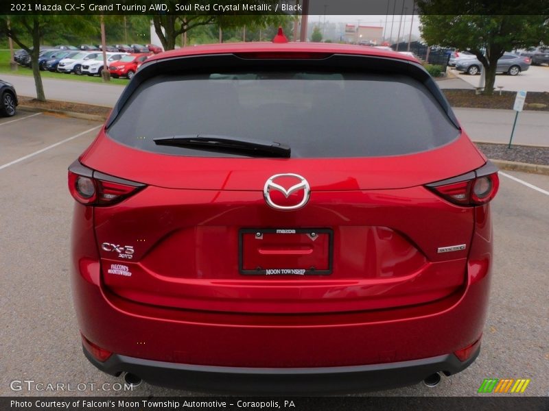 Soul Red Crystal Metallic / Black 2021 Mazda CX-5 Grand Touring AWD