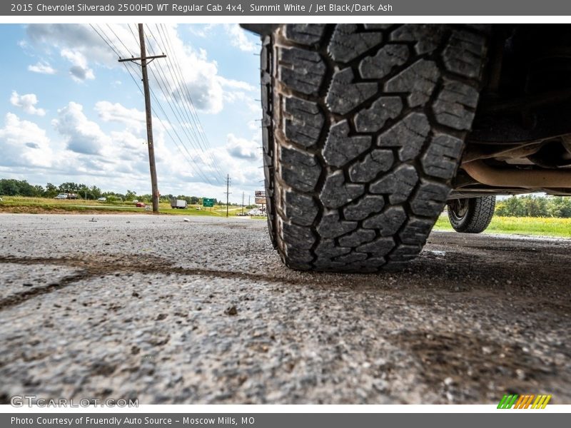 Summit White / Jet Black/Dark Ash 2015 Chevrolet Silverado 2500HD WT Regular Cab 4x4