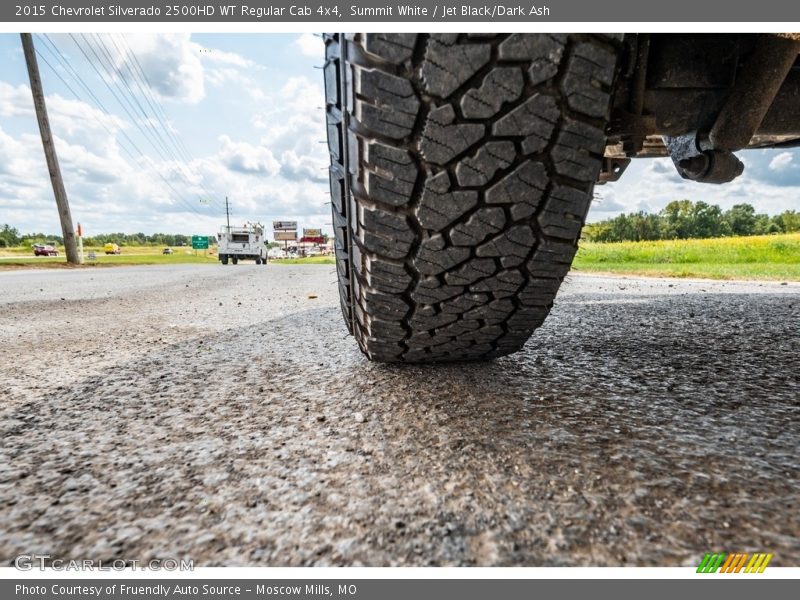 Summit White / Jet Black/Dark Ash 2015 Chevrolet Silverado 2500HD WT Regular Cab 4x4