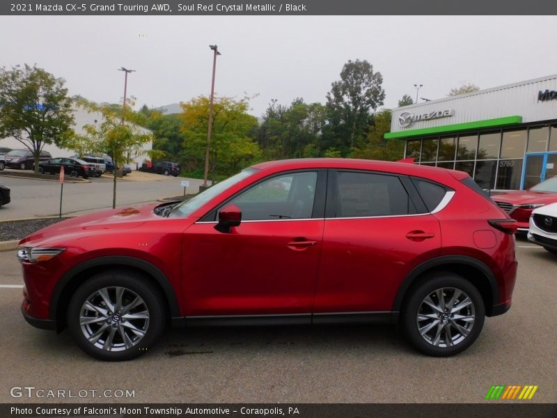 Soul Red Crystal Metallic / Black 2021 Mazda CX-5 Grand Touring AWD