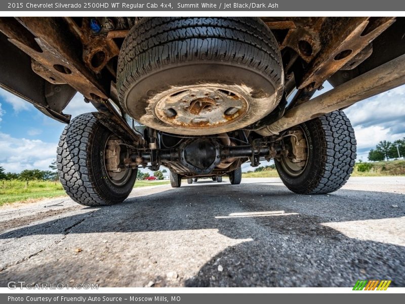 Summit White / Jet Black/Dark Ash 2015 Chevrolet Silverado 2500HD WT Regular Cab 4x4