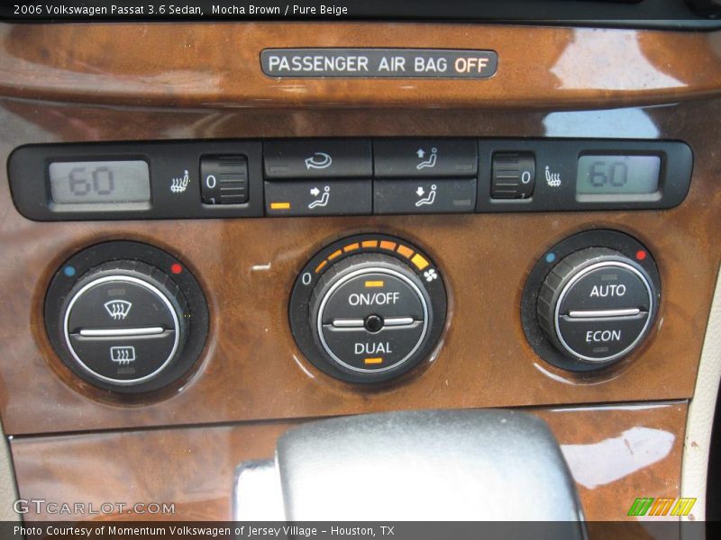 Mocha Brown / Pure Beige 2006 Volkswagen Passat 3.6 Sedan