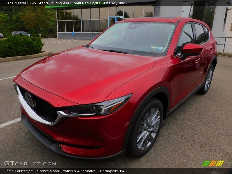Soul Red Crystal Metallic / Black 2021 Mazda CX-5 Grand Touring AWD