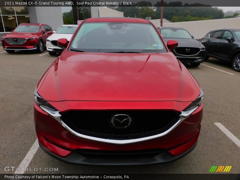Soul Red Crystal Metallic / Black 2021 Mazda CX-5 Grand Touring AWD