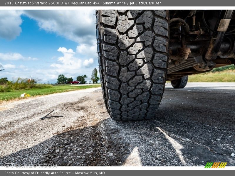 Summit White / Jet Black/Dark Ash 2015 Chevrolet Silverado 2500HD WT Regular Cab 4x4