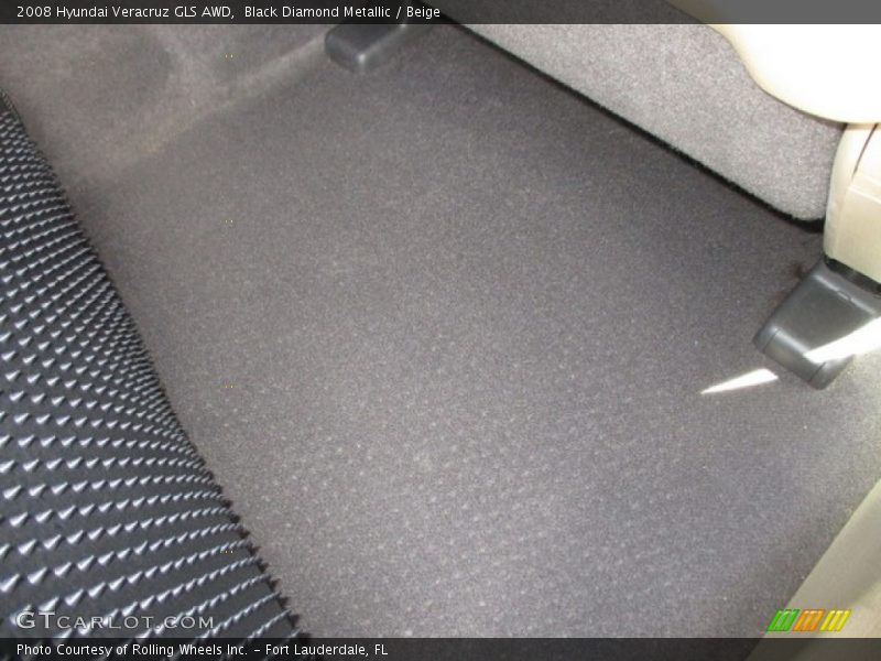Black Diamond Metallic / Beige 2008 Hyundai Veracruz GLS AWD