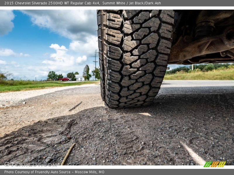 Summit White / Jet Black/Dark Ash 2015 Chevrolet Silverado 2500HD WT Regular Cab 4x4