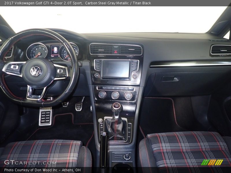 Carbon Steel Gray Metallic / Titan Black 2017 Volkswagen Golf GTI 4-Door 2.0T Sport