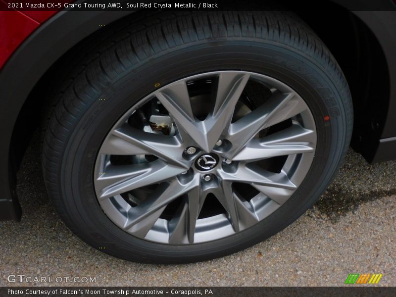 Soul Red Crystal Metallic / Black 2021 Mazda CX-5 Grand Touring AWD