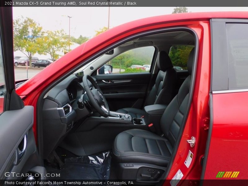 Soul Red Crystal Metallic / Black 2021 Mazda CX-5 Grand Touring AWD