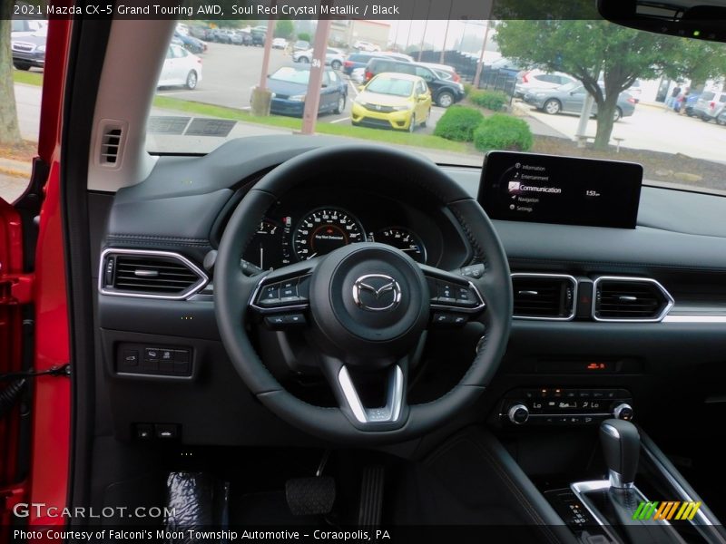 Soul Red Crystal Metallic / Black 2021 Mazda CX-5 Grand Touring AWD
