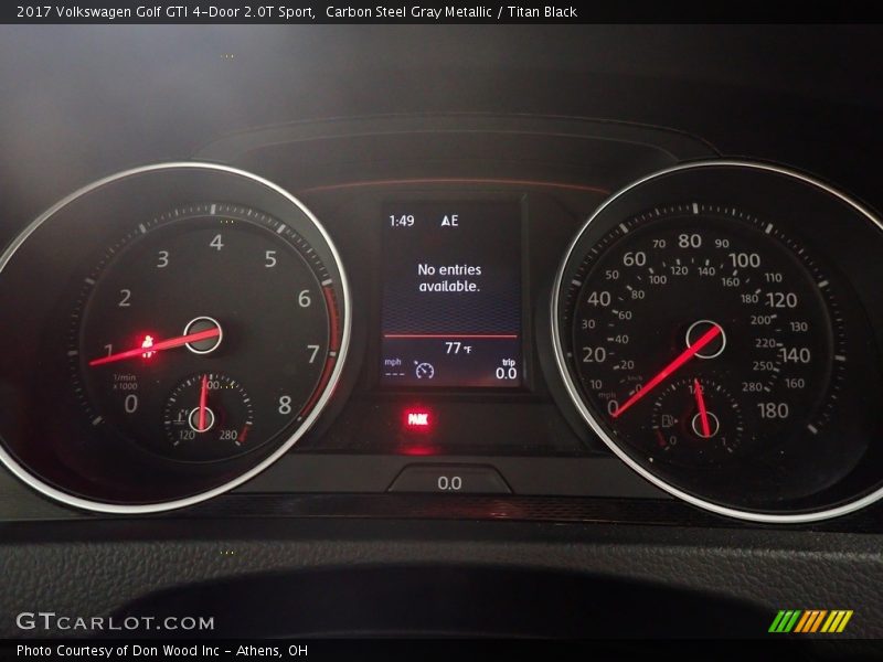 Carbon Steel Gray Metallic / Titan Black 2017 Volkswagen Golf GTI 4-Door 2.0T Sport